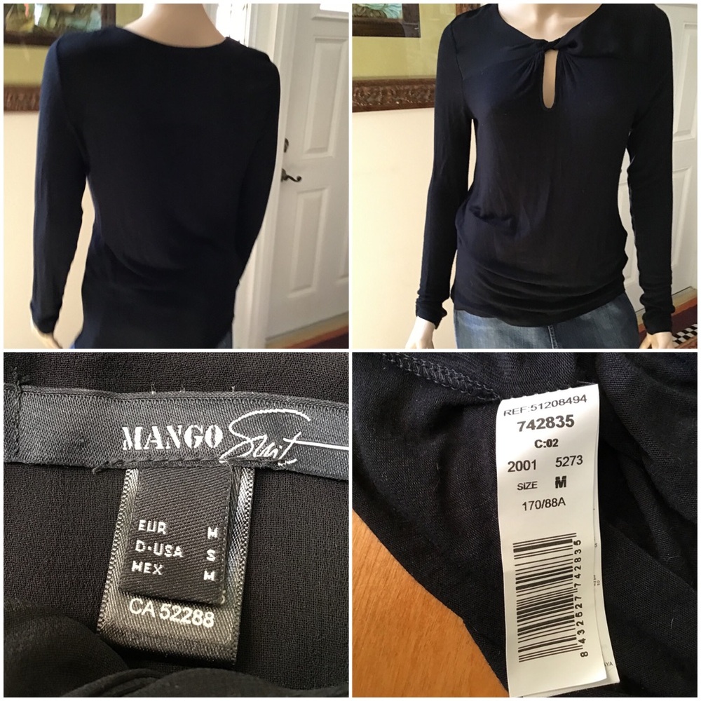 Mango Black Top - Picture 2 of 3